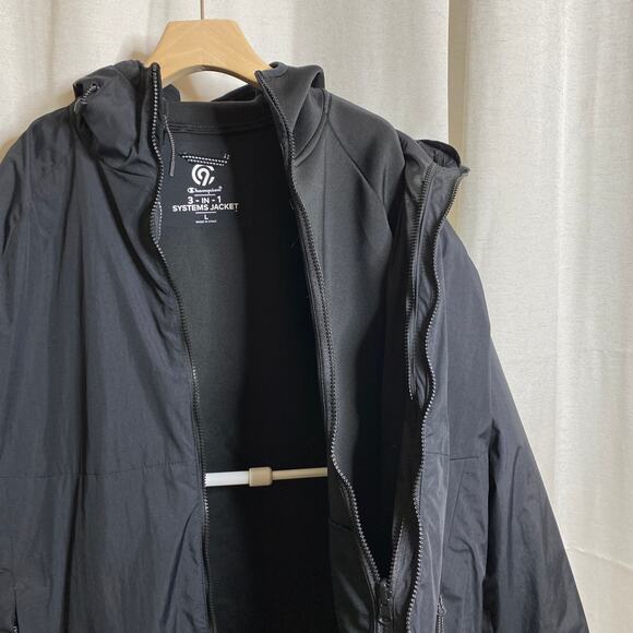 Champion 3-in-1 Jacket Mens Large Gorpcore Hiking Outdoor Performance Ski Snow - Picture 6 of 16